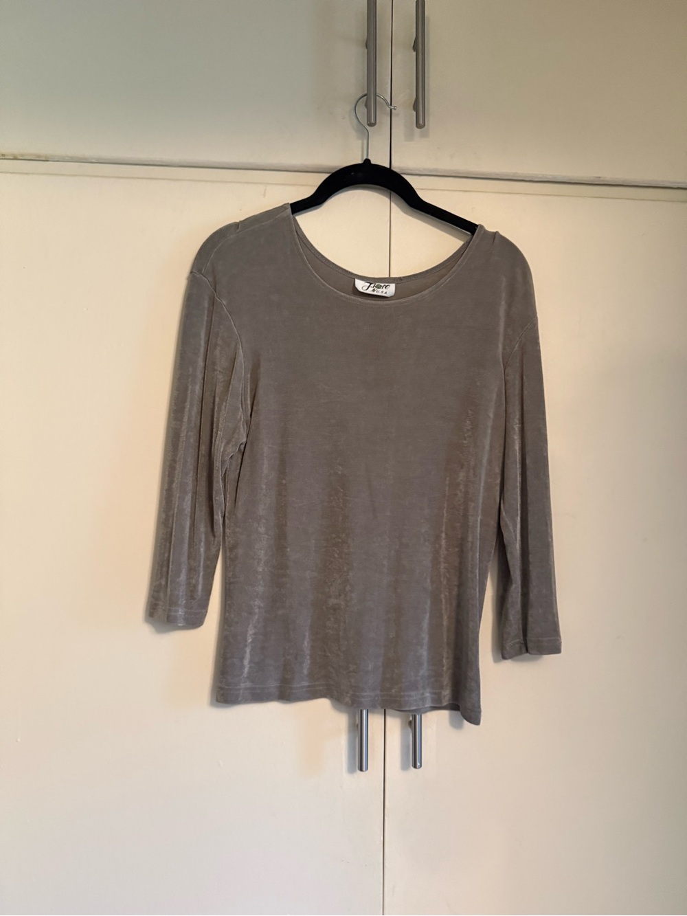 Soft Grey Women's Top